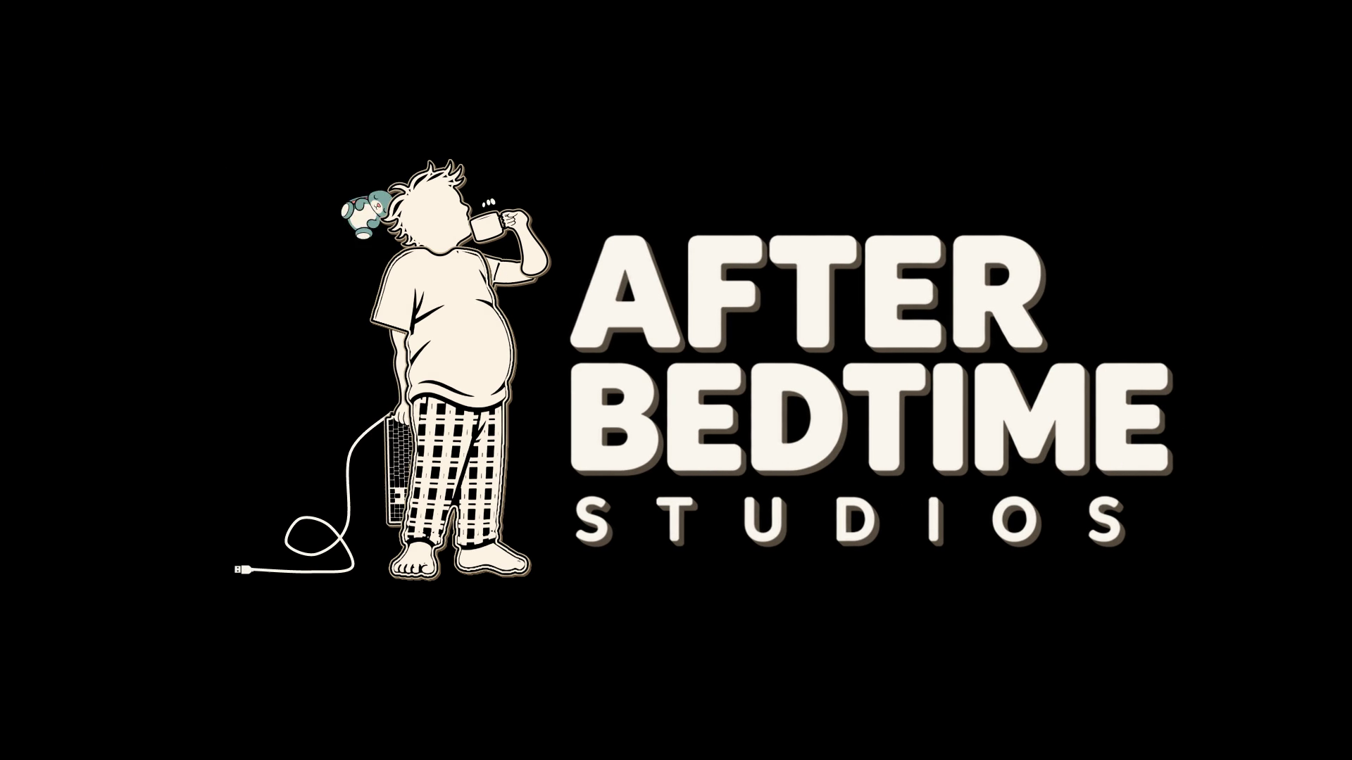 A frame from the current landscape After Bedtime Studios intro